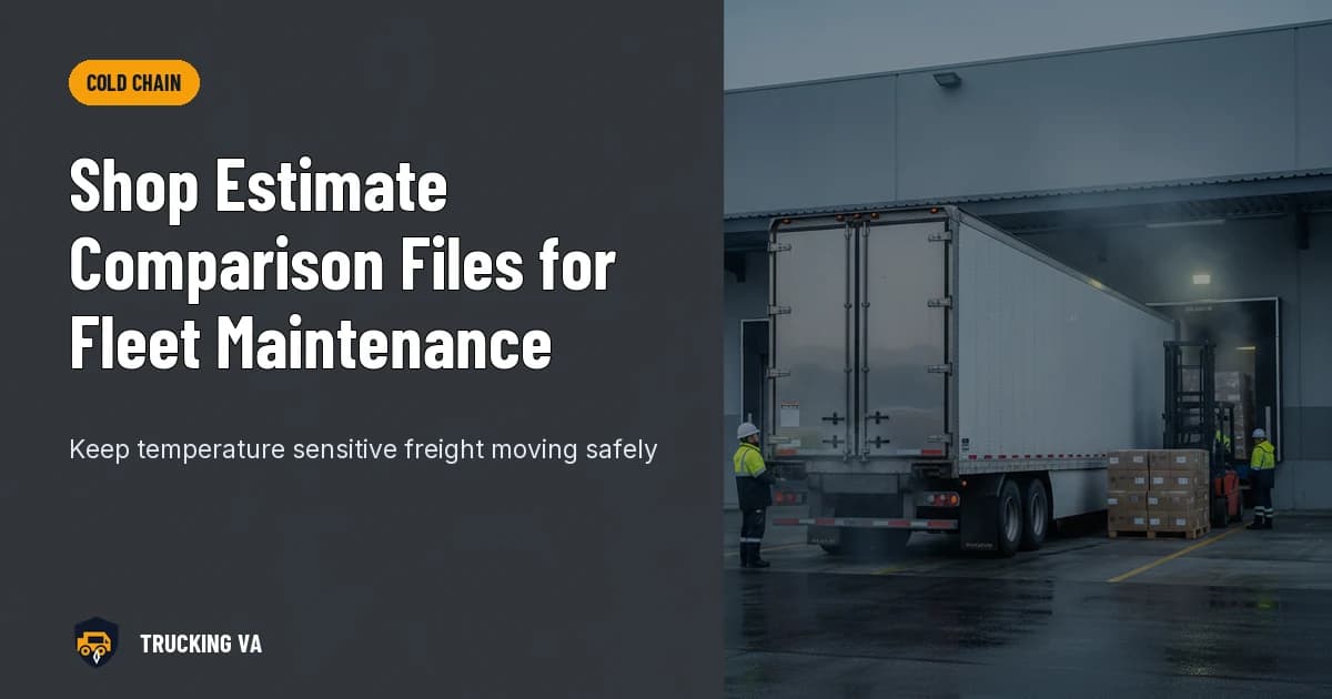 Shop Estimate Comparison Files for Fleet Maintenance trucking guide thumbnail