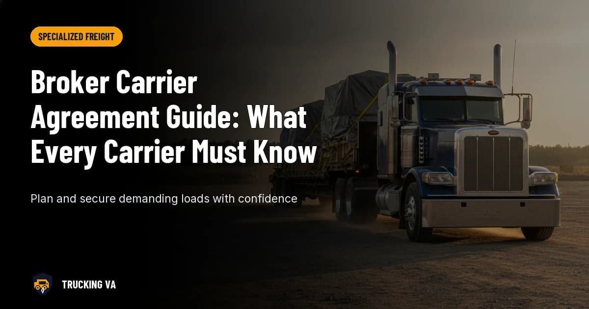 Broker Carrier Agreement Guide: What Every Carrier Must Know trucking guide thumbnail