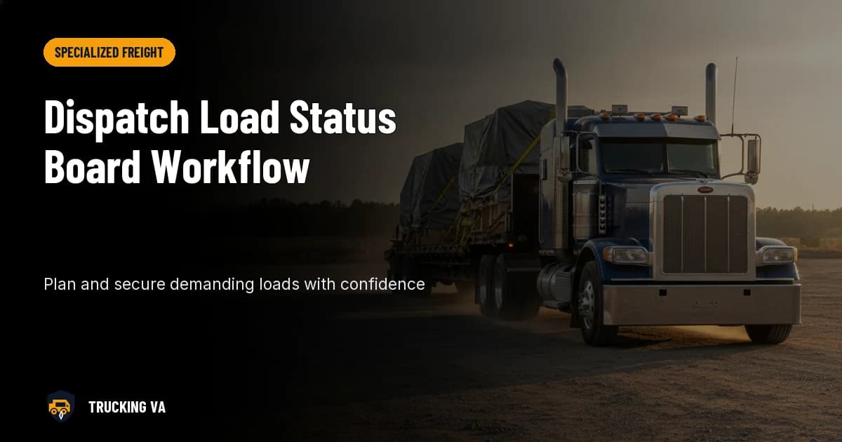 Dispatch Load Status Board Workflow trucking guide thumbnail