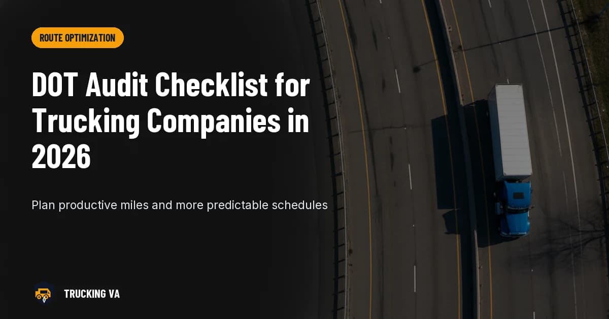 DOT Audit Checklist for Trucking Companies in 2026 trucking guide thumbnail