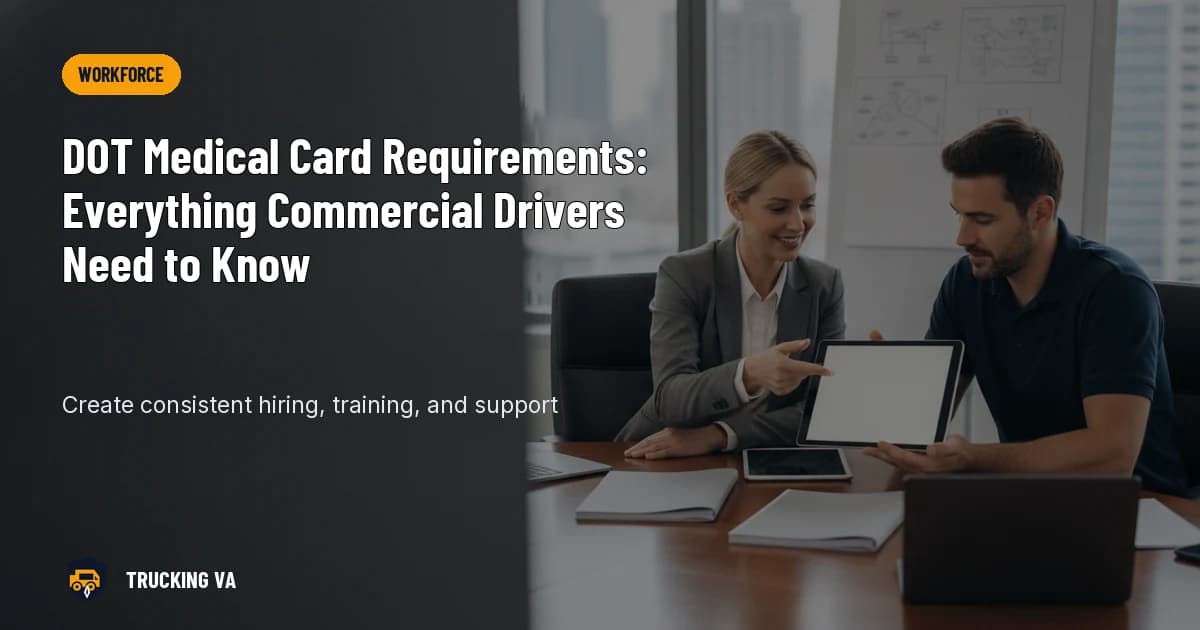 DOT Medical Card Requirements: Everything Commercial Drivers Need to Know trucking guide thumbnail