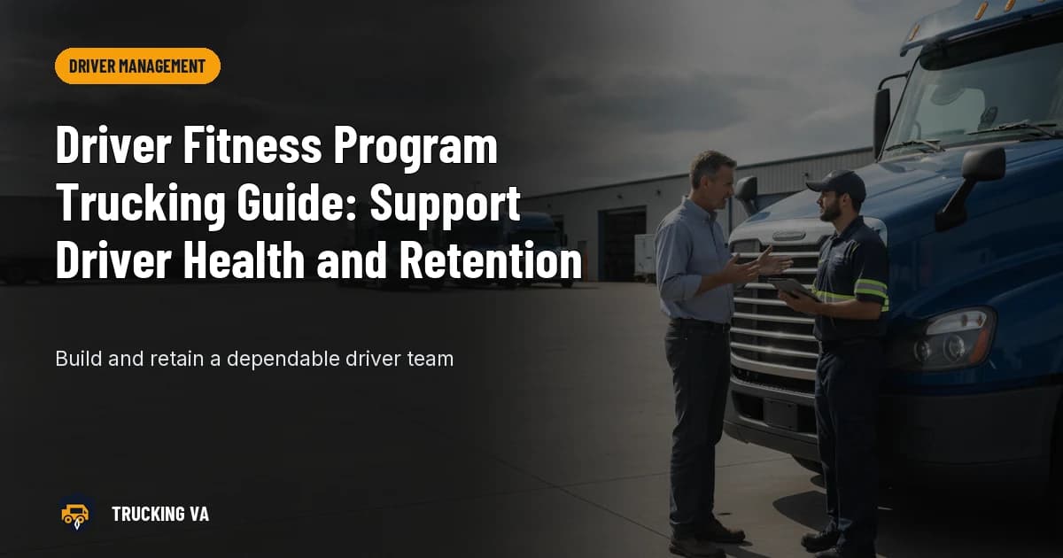 Driver Fitness Program Trucking Guide: Support Driver Health and Retention trucking guide thumbnail