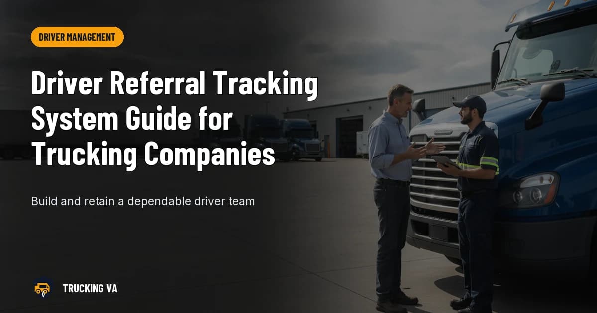Driver Referral Tracking System Guide for Trucking Companies trucking guide thumbnail