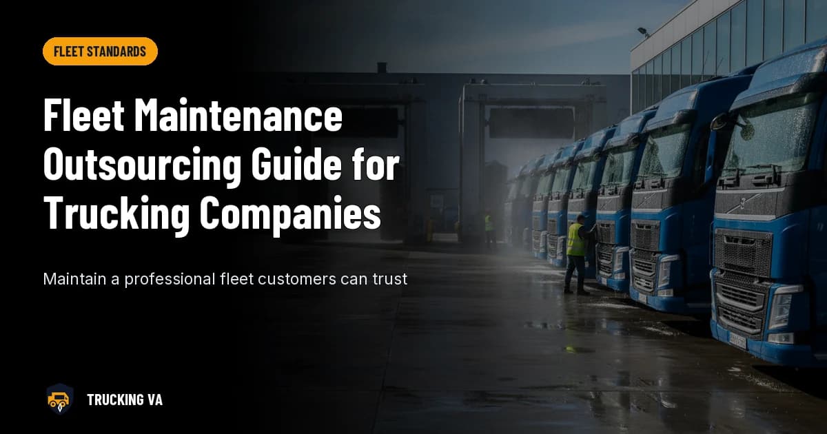 Fleet Maintenance Outsourcing Guide for Trucking Companies trucking guide thumbnail