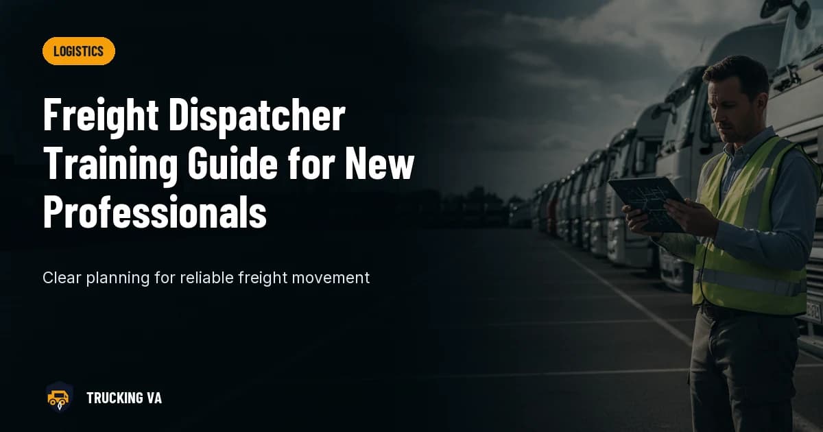 Freight Dispatcher Training Guide for New Professionals trucking guide thumbnail