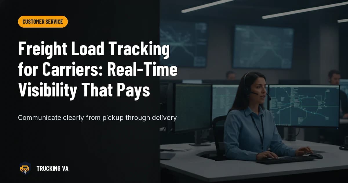 Freight Load Tracking for Carriers: Real-Time Visibility That Pays trucking guide thumbnail