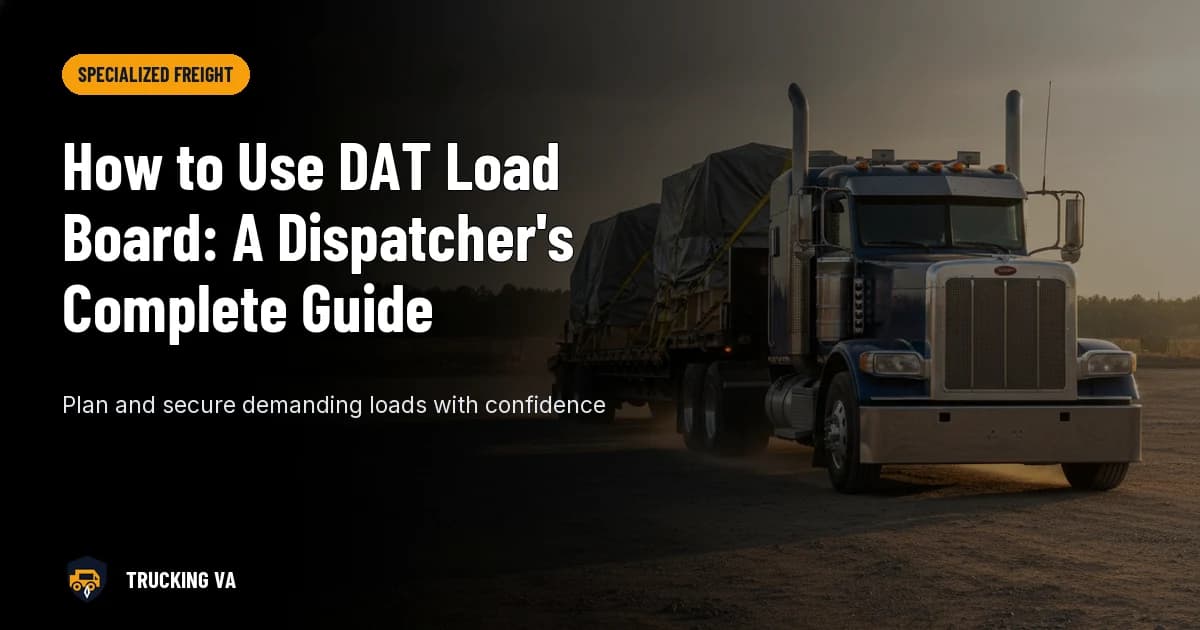 How to Use DAT Load Board: A Dispatcher's Complete Guide trucking guide thumbnail
