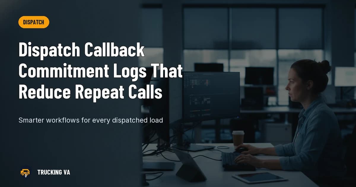 Dispatch Callback Commitment Logs That Reduce Repeat Calls trucking guide thumbnail