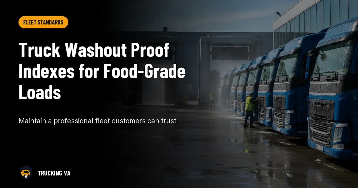 Truck Washout Proof Indexes for Food-Grade Loads trucking guide thumbnail