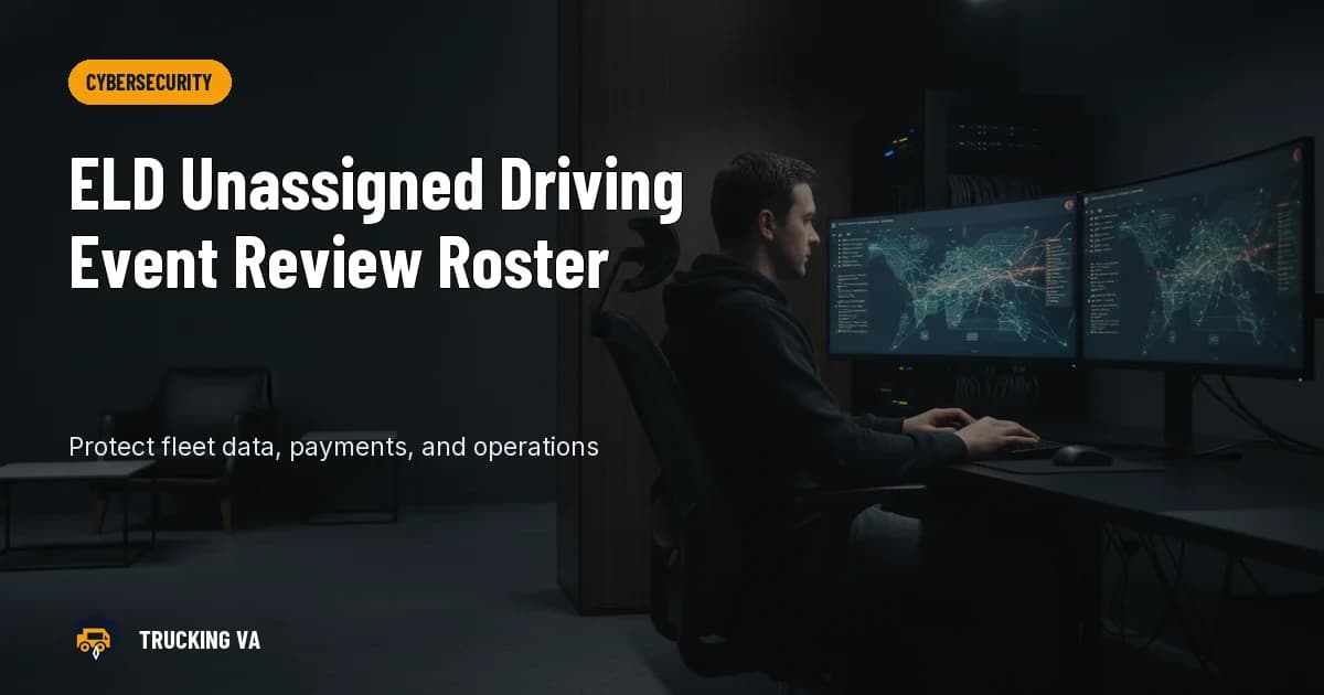 ELD Unassigned Driving Event Review Roster trucking guide thumbnail