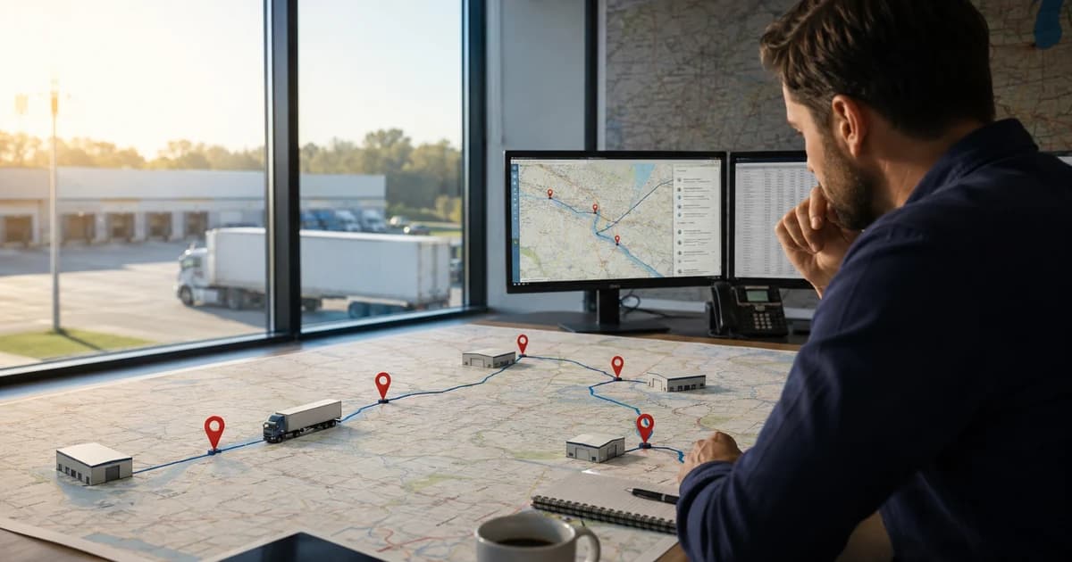 Multi-Stop Load Checkpoint Maps for Dispatch Handoffs trucking guide thumbnail
