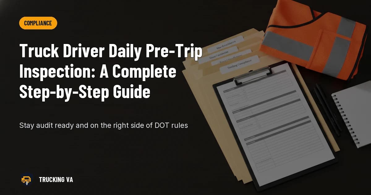 Truck Driver Daily Pre-Trip Inspection: A Complete Step-by-Step Guide trucking guide thumbnail