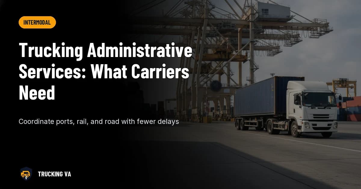 Trucking Administrative Services: What Carriers Need trucking guide thumbnail