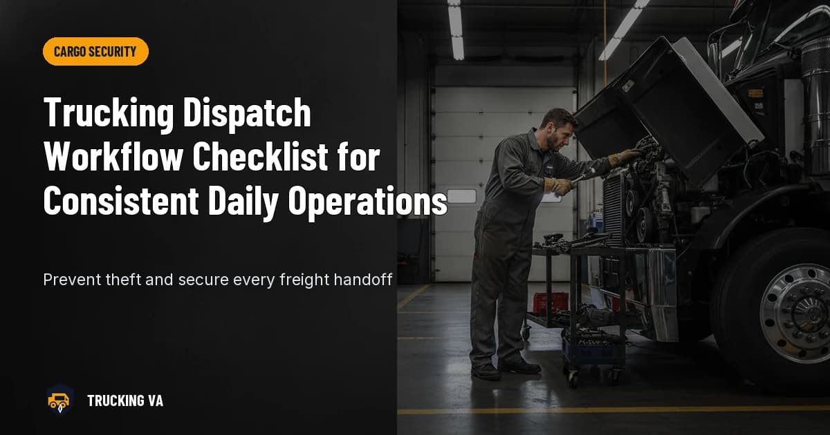 Trucking Dispatch Workflow Checklist for Consistent Daily Operations trucking guide thumbnail