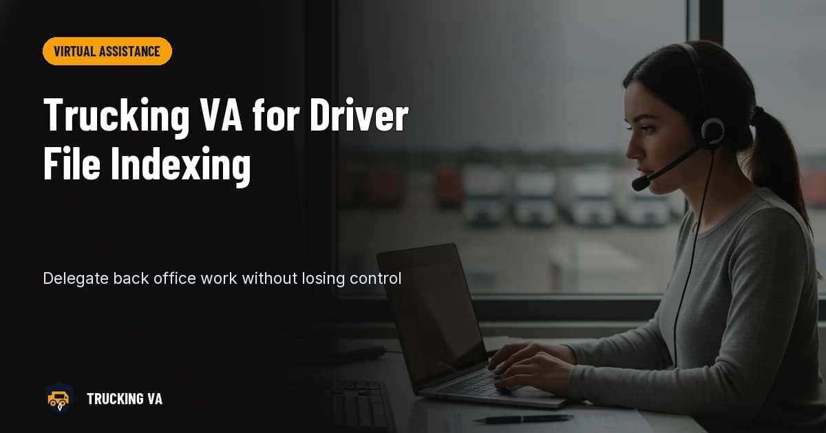Trucking VA for Driver File Indexing trucking guide thumbnail