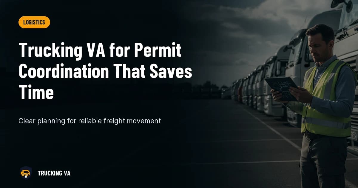 Trucking VA for Permit Coordination That Saves Time trucking guide thumbnail