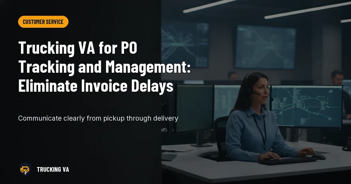 Trucking VA for PO Tracking and Management: Eliminate Invoice Delays trucking guide thumbnail