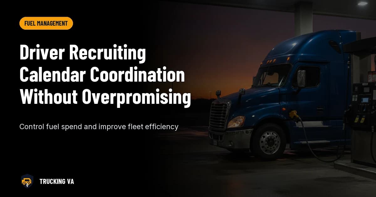 Driver Recruiting Calendar Coordination Without Overpromising trucking guide thumbnail