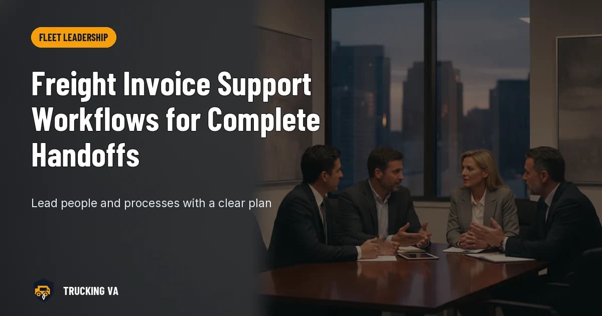 Freight Invoice Support Workflows for Complete Handoffs trucking guide thumbnail