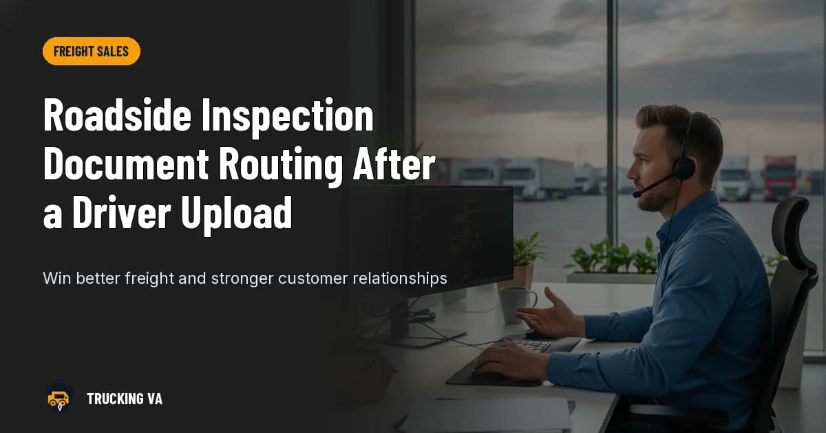 Roadside Inspection Document Routing After a Driver Upload trucking guide thumbnail