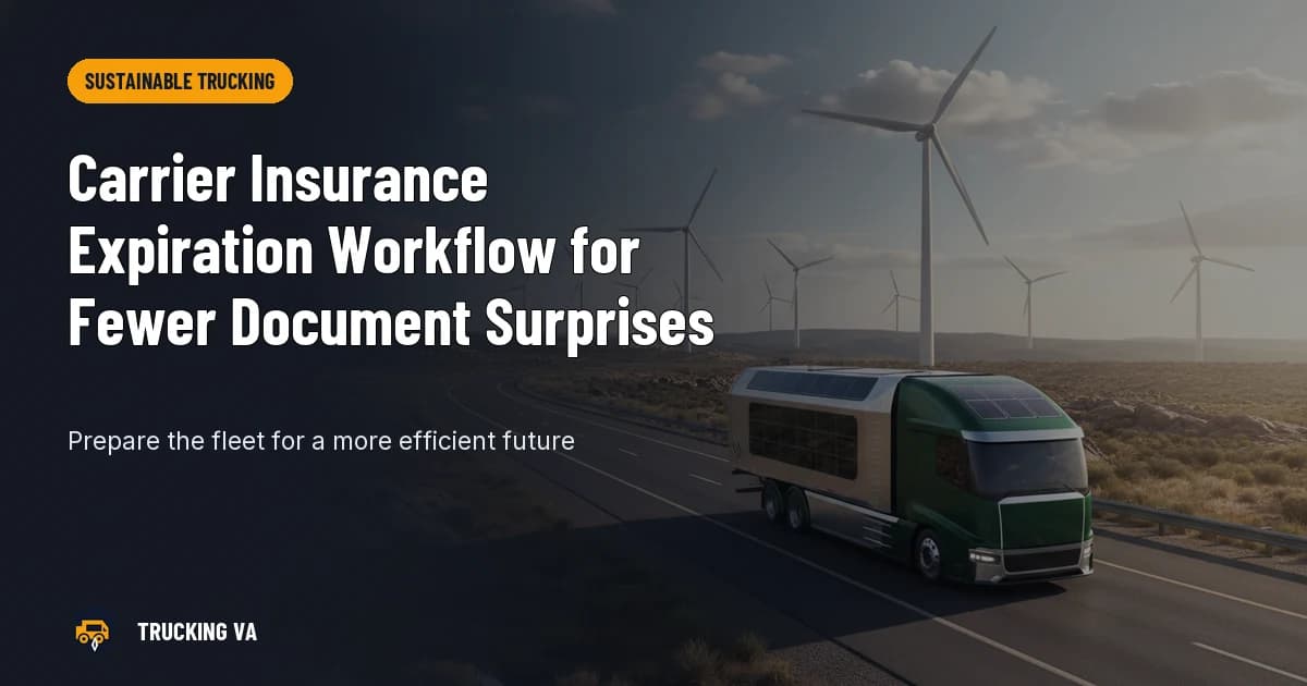 Carrier Insurance Expiration Workflow for Fewer Document Surprises trucking guide thumbnail