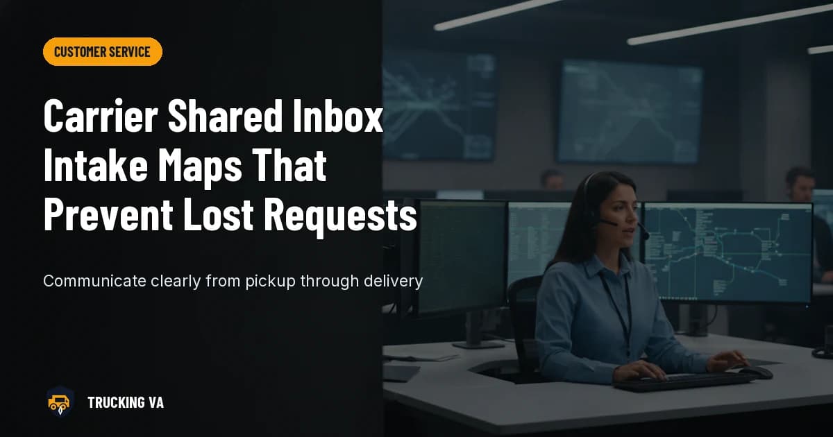 Carrier Shared Inbox Intake Maps That Prevent Lost Requests trucking guide thumbnail
