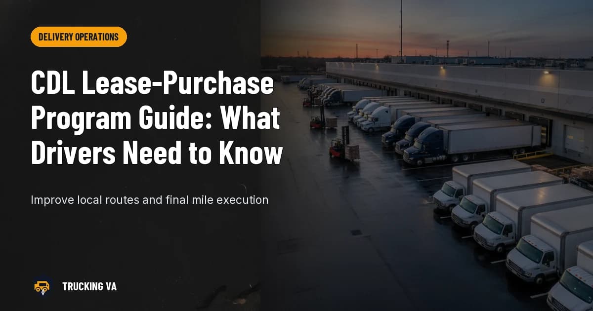 CDL Lease-Purchase Program Guide: What Drivers Need to Know trucking guide thumbnail