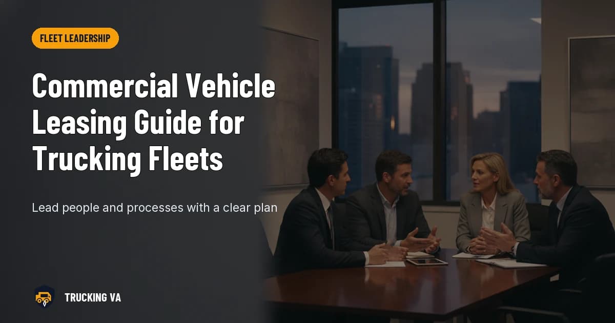 Commercial Vehicle Leasing Guide for Trucking Fleets trucking guide thumbnail