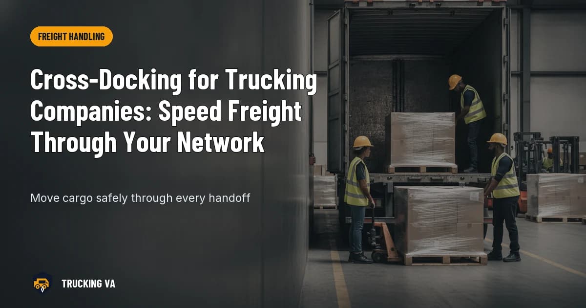 Cross-Docking for Trucking Companies: Speed Freight Through Your Network trucking guide thumbnail