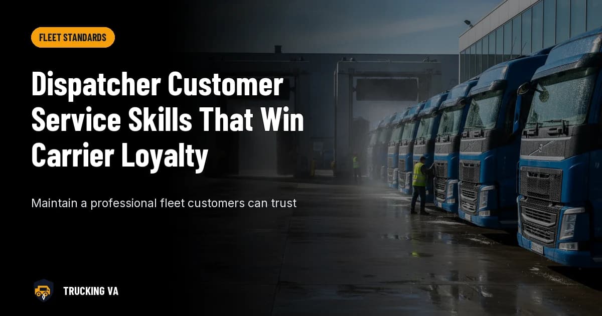 Dispatcher Customer Service Skills That Win Carrier Loyalty trucking guide thumbnail