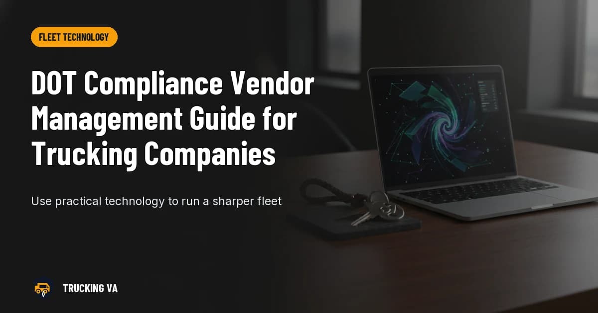 DOT Compliance Vendor Management Guide for Trucking Companies trucking guide thumbnail