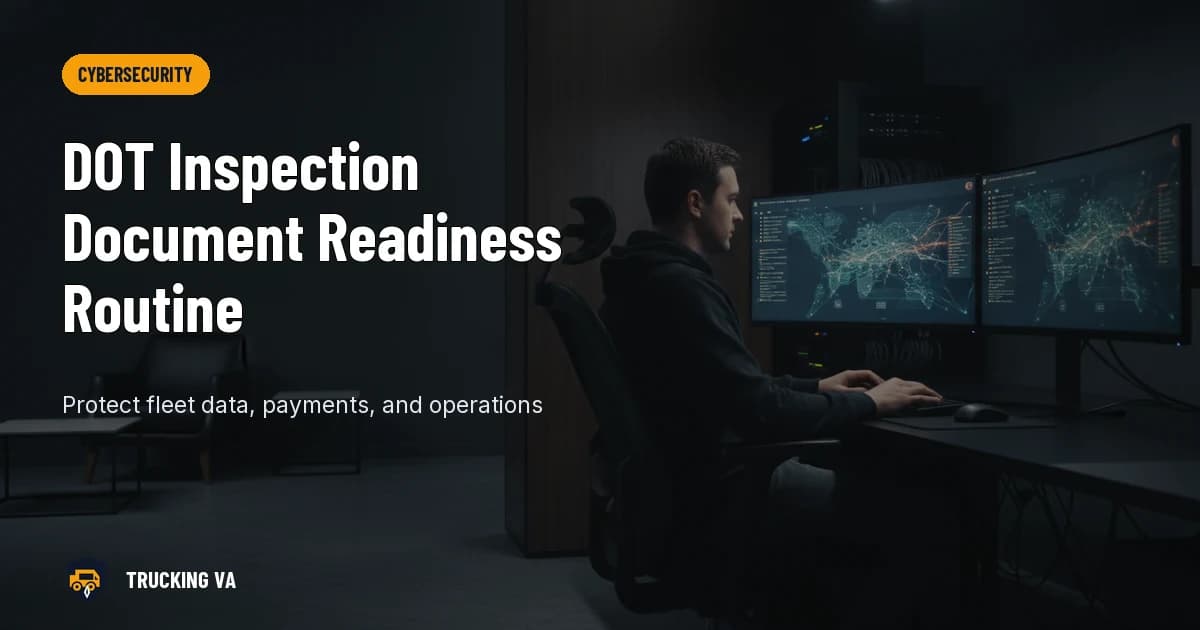 DOT Inspection Document Readiness Routine trucking guide thumbnail