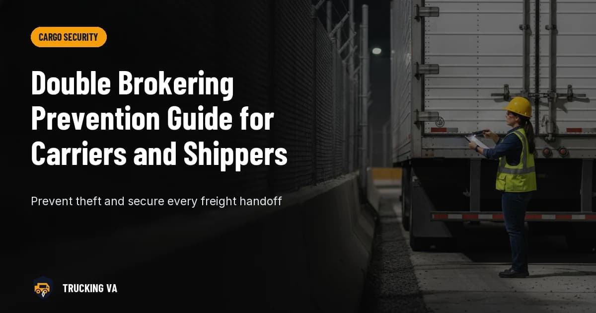 Double Brokering Prevention Guide for Carriers and Shippers trucking guide thumbnail