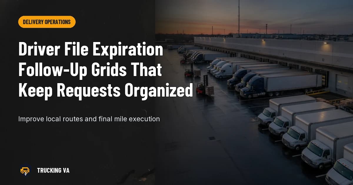 Driver File Expiration Follow-Up Grids That Keep Requests Organized trucking guide thumbnail