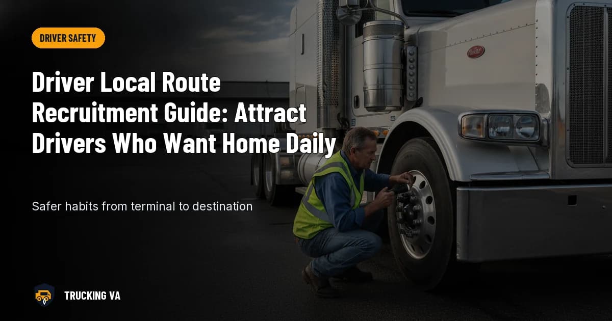 Driver Local Route Recruitment Guide: Attract Drivers Who Want Home Daily trucking guide thumbnail