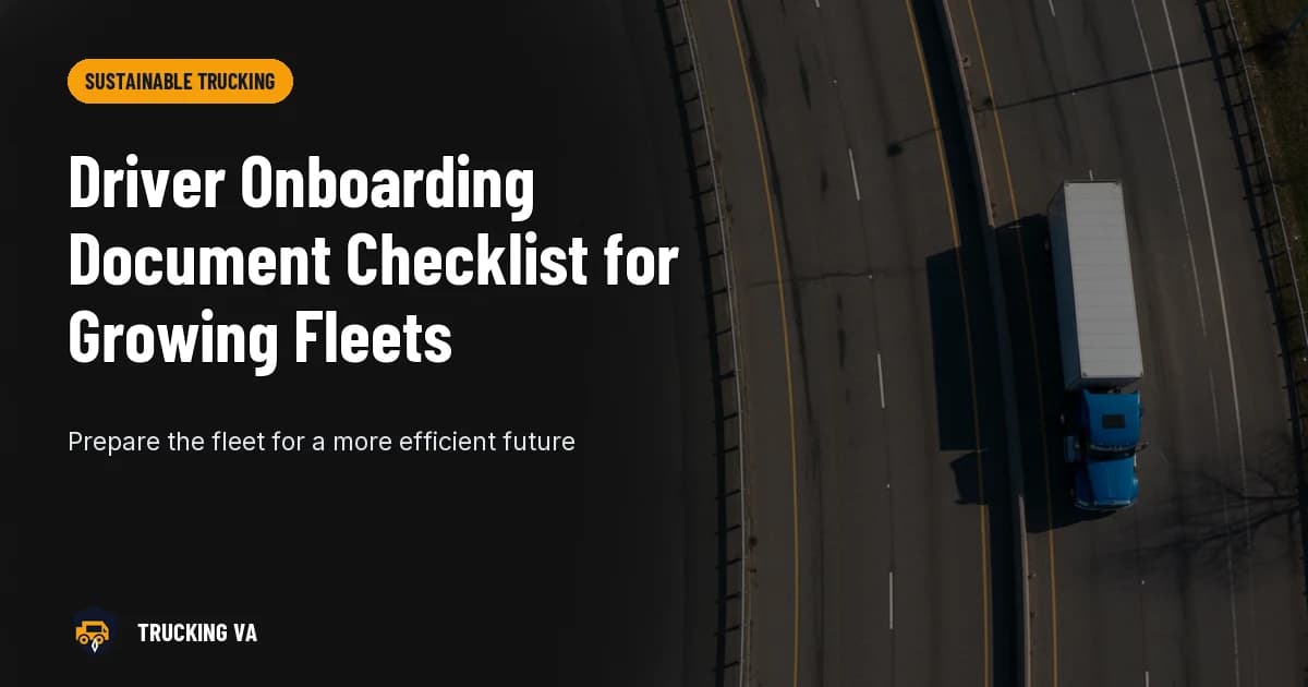 Driver Onboarding Document Checklist for Growing Fleets trucking guide thumbnail