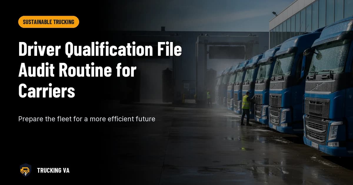 Driver Qualification File Audit Routine for Carriers trucking guide thumbnail