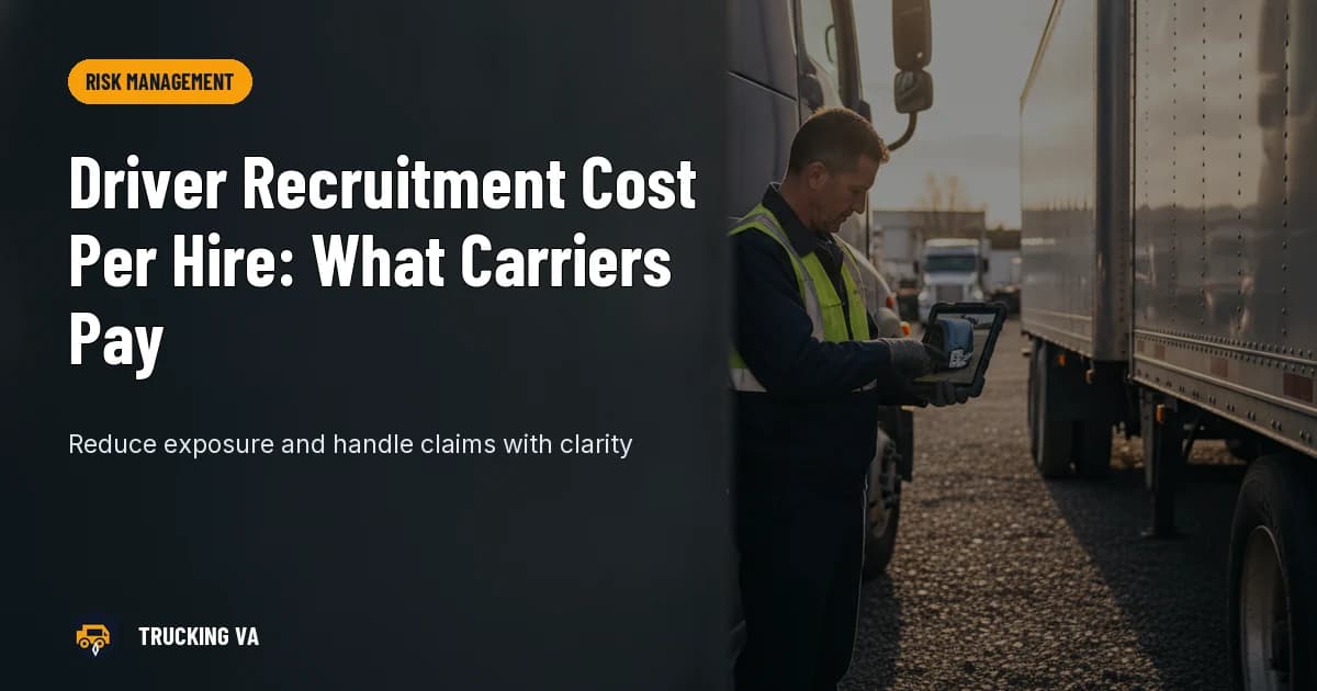 Driver Recruitment Cost Per Hire: What Carriers Pay trucking guide thumbnail