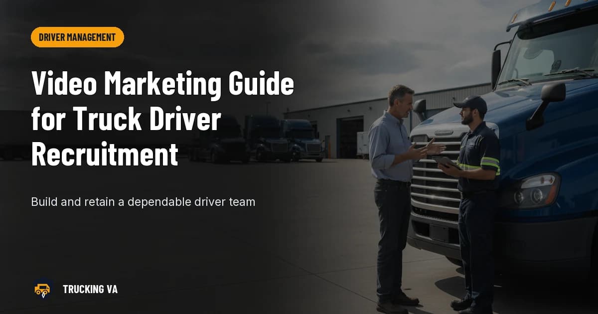 Video Marketing Guide for Truck Driver Recruitment trucking guide thumbnail