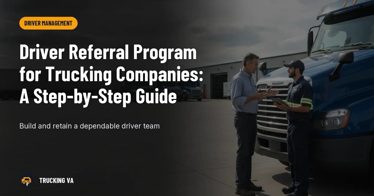 Driver Referral Program for Trucking Companies: A Step-by-Step Guide trucking guide thumbnail