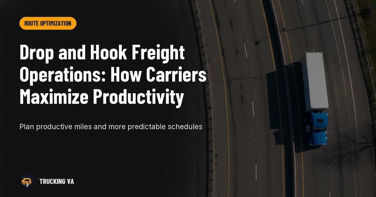 Drop and Hook Freight Operations: How Carriers Maximize Productivity trucking guide thumbnail