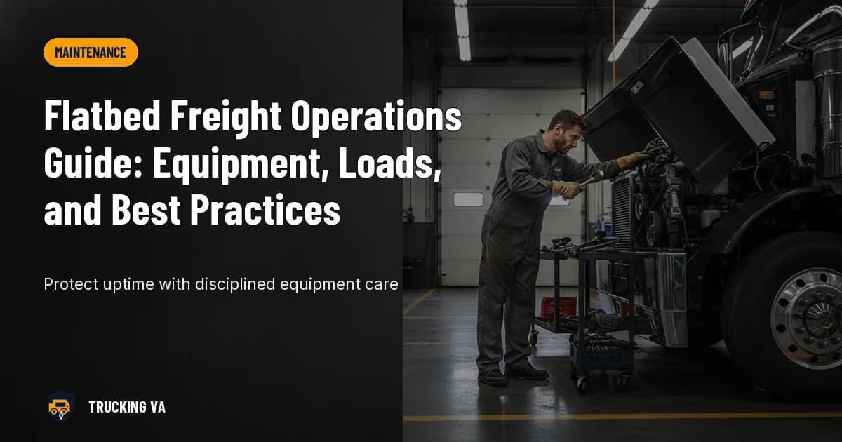 Flatbed Freight Operations Guide: Equipment, Loads, and Best Practices trucking guide thumbnail