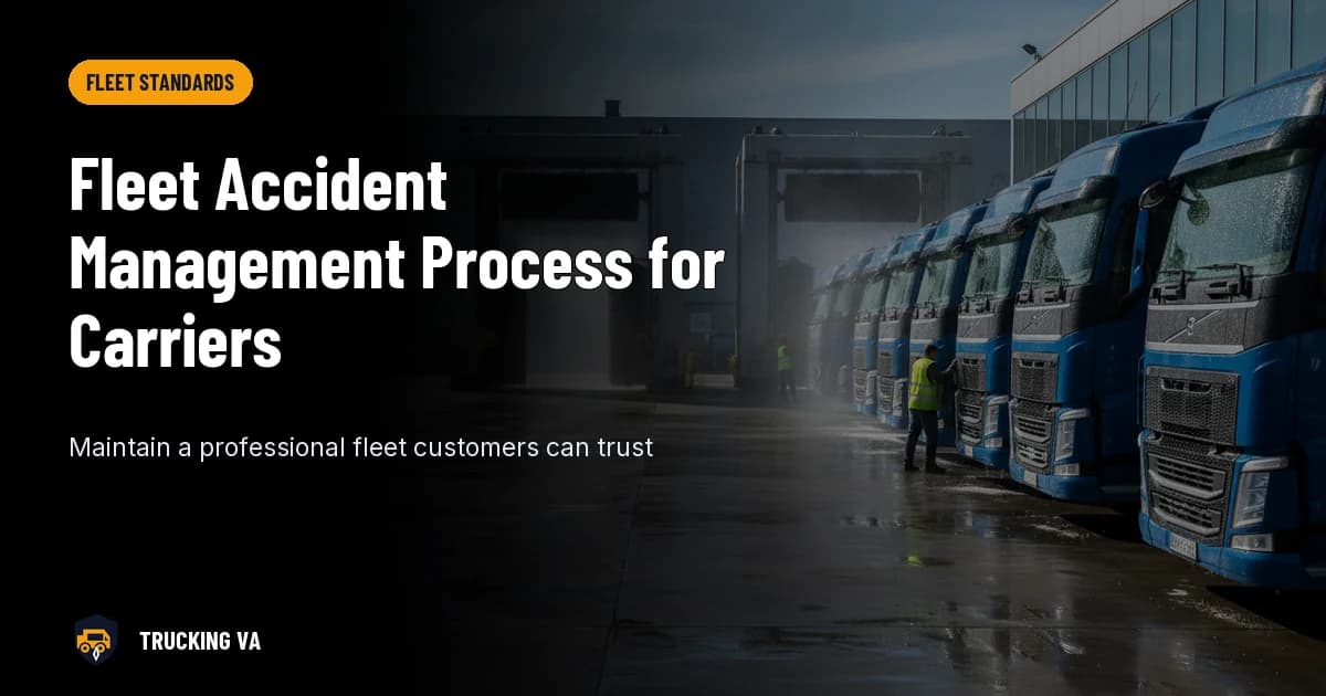 Fleet Accident Management Process for Carriers trucking guide thumbnail