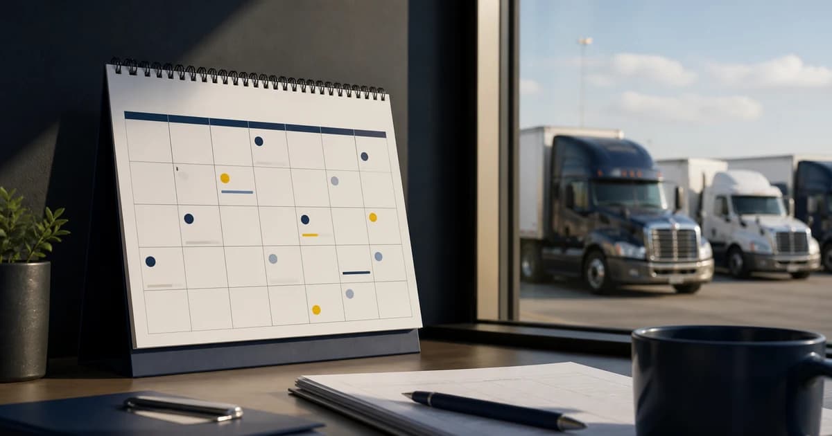 Fleet Compliance Calendar Owner Mapping trucking guide thumbnail