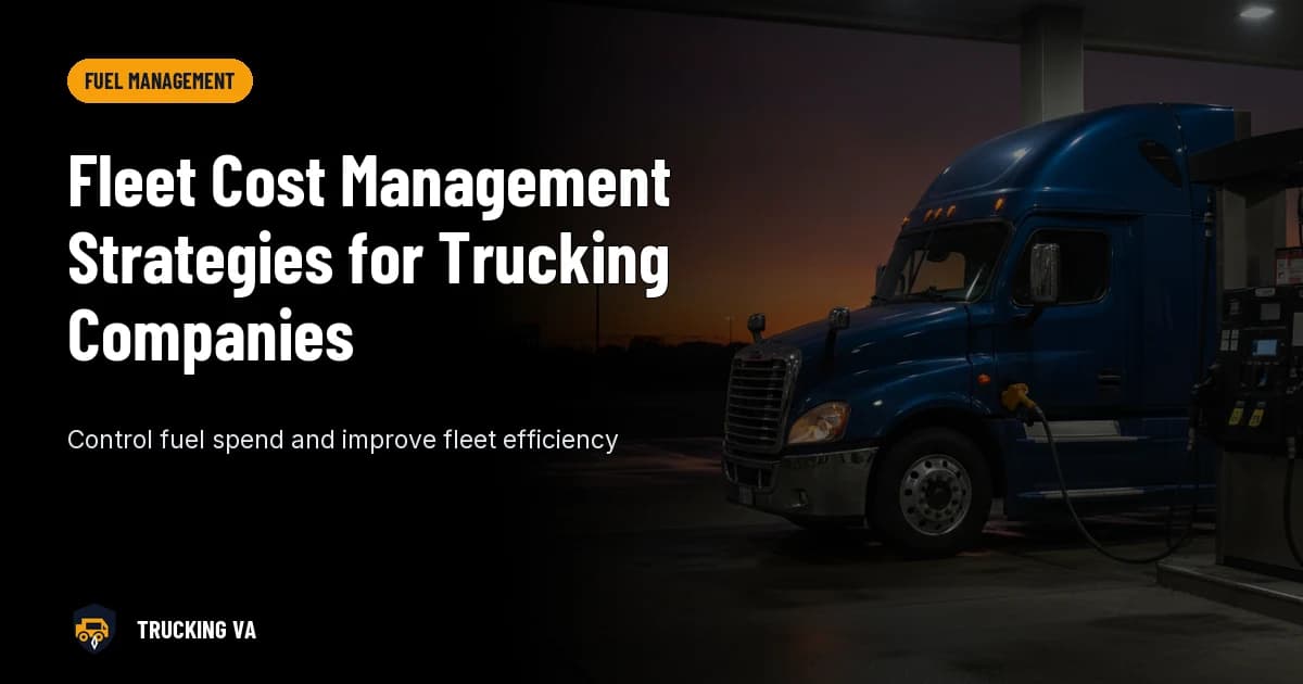 Fleet Cost Management Strategies for Trucking Companies trucking guide thumbnail