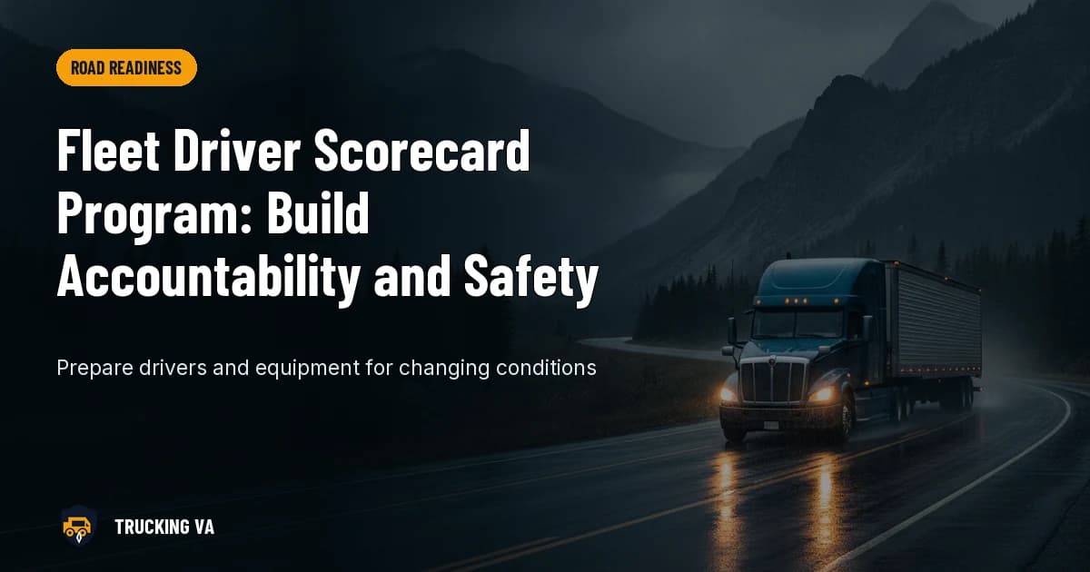 Fleet Driver Scorecard Program: Build Accountability and Safety trucking guide thumbnail