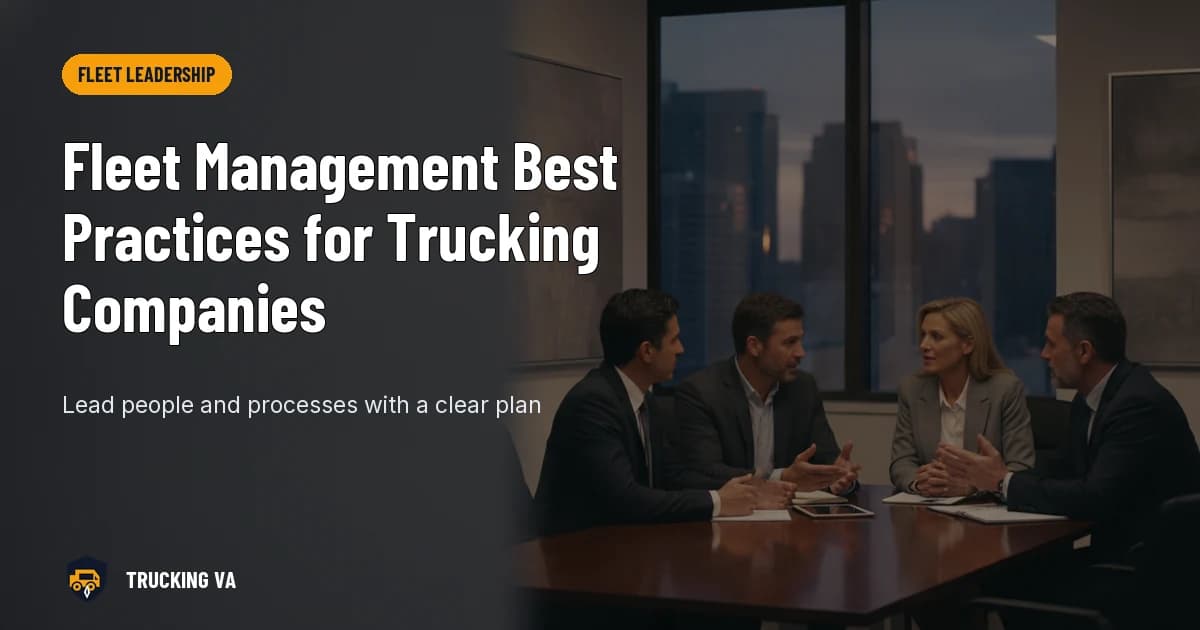 Fleet Management Best Practices for Trucking Companies trucking guide thumbnail
