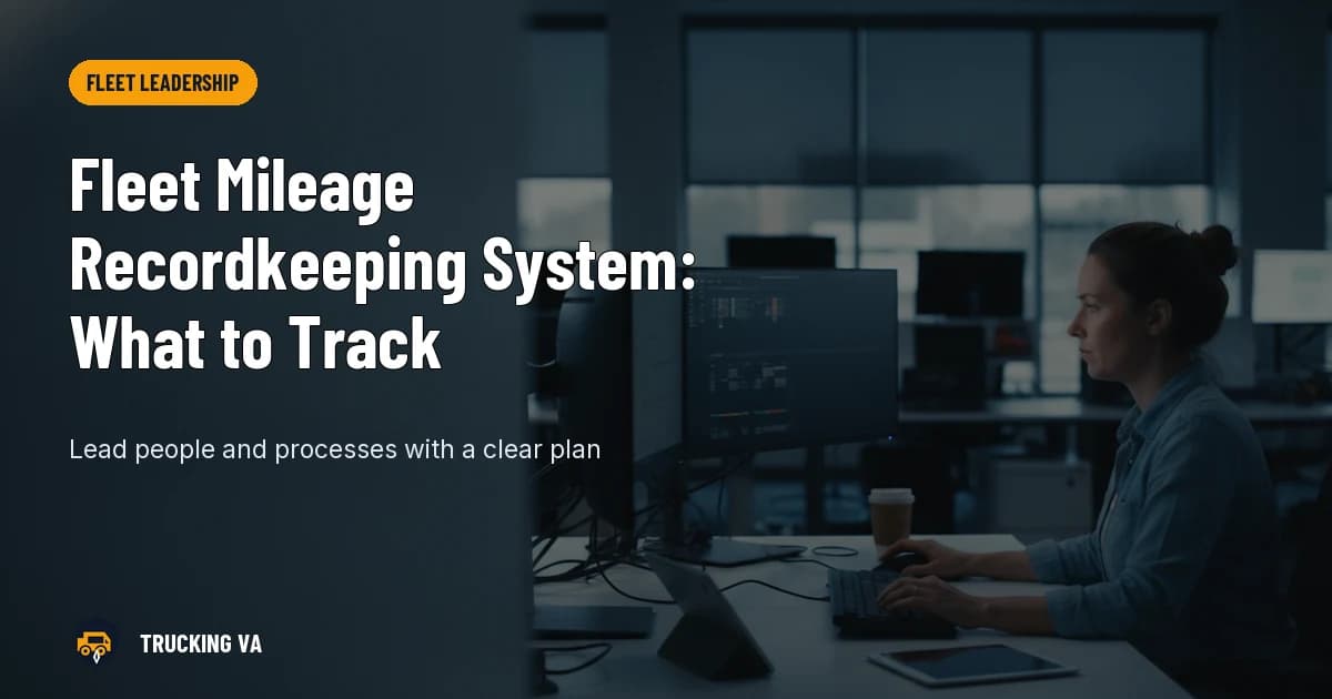 Fleet Mileage Recordkeeping System: What to Track trucking guide thumbnail