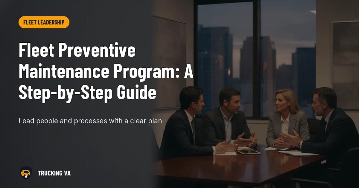 Fleet Preventive Maintenance Program: A Step-by-Step Guide trucking guide thumbnail