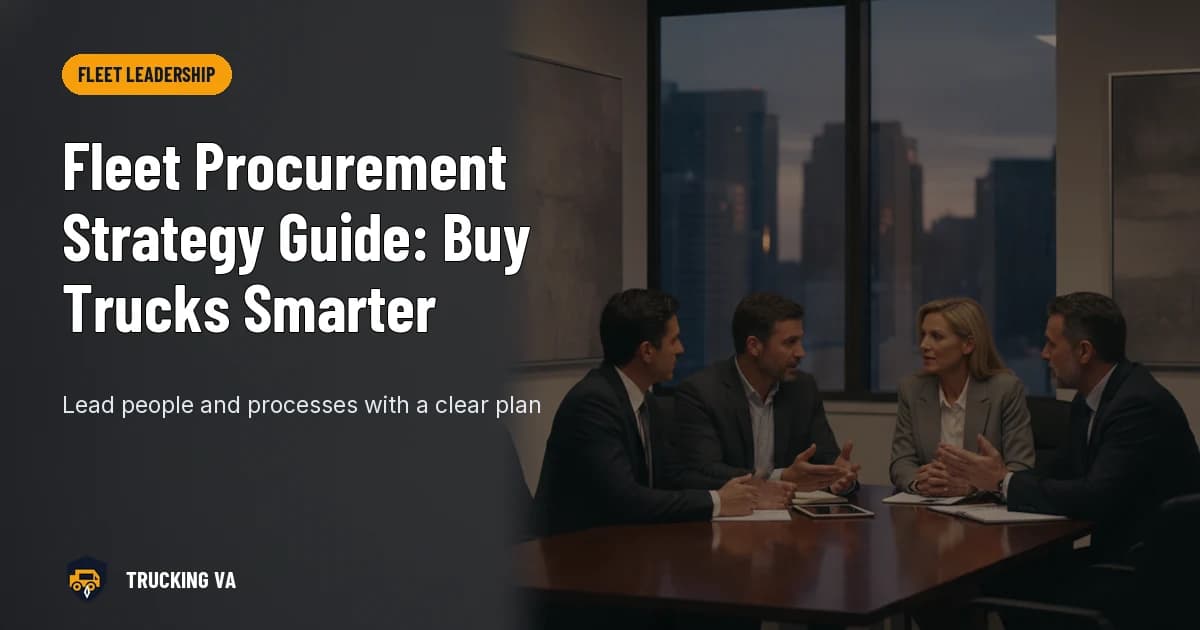Fleet Procurement Strategy Guide: Buy Trucks Smarter trucking guide thumbnail